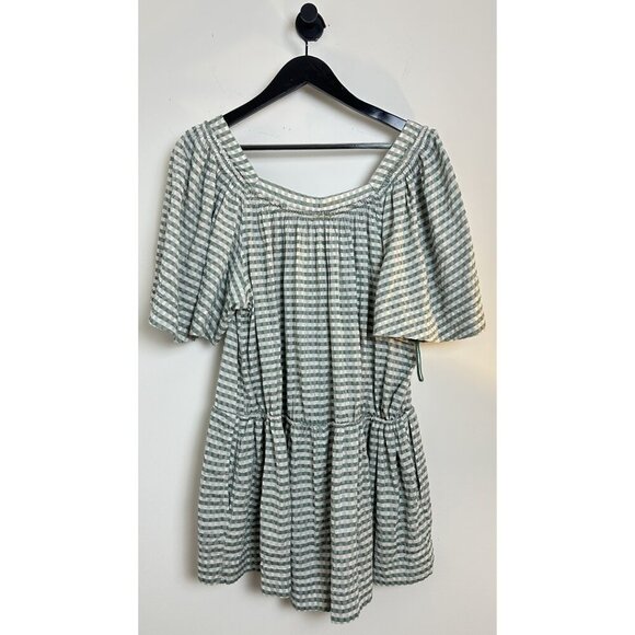 FREE PEOPLE County Line Plaid Romper in Green Combo Size X-Small NWT - Picture 8 of 13